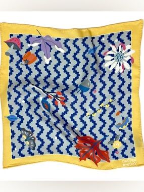 Dapper Day First Frost Silk Scarf (NWOT)